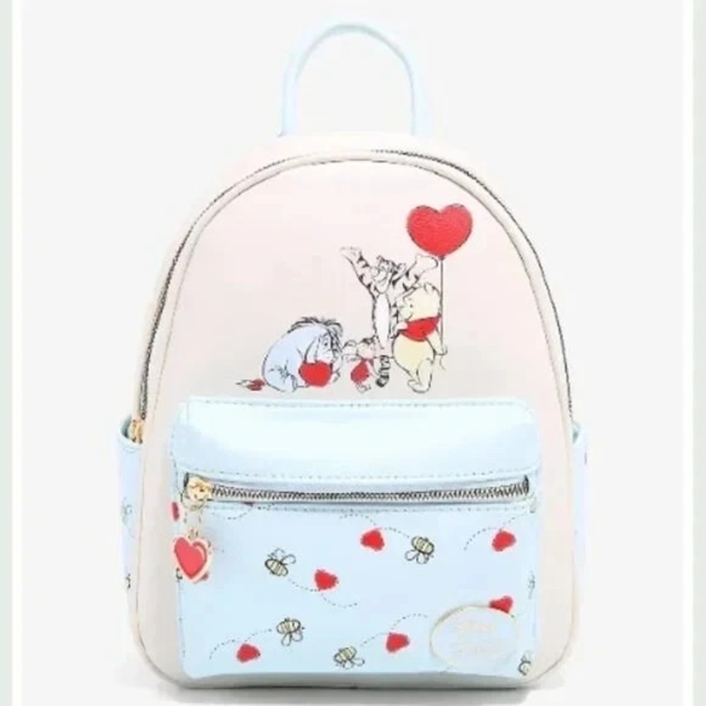 Her Universe Disney Winnie The Pooh and Friends Heart Mini Backpack